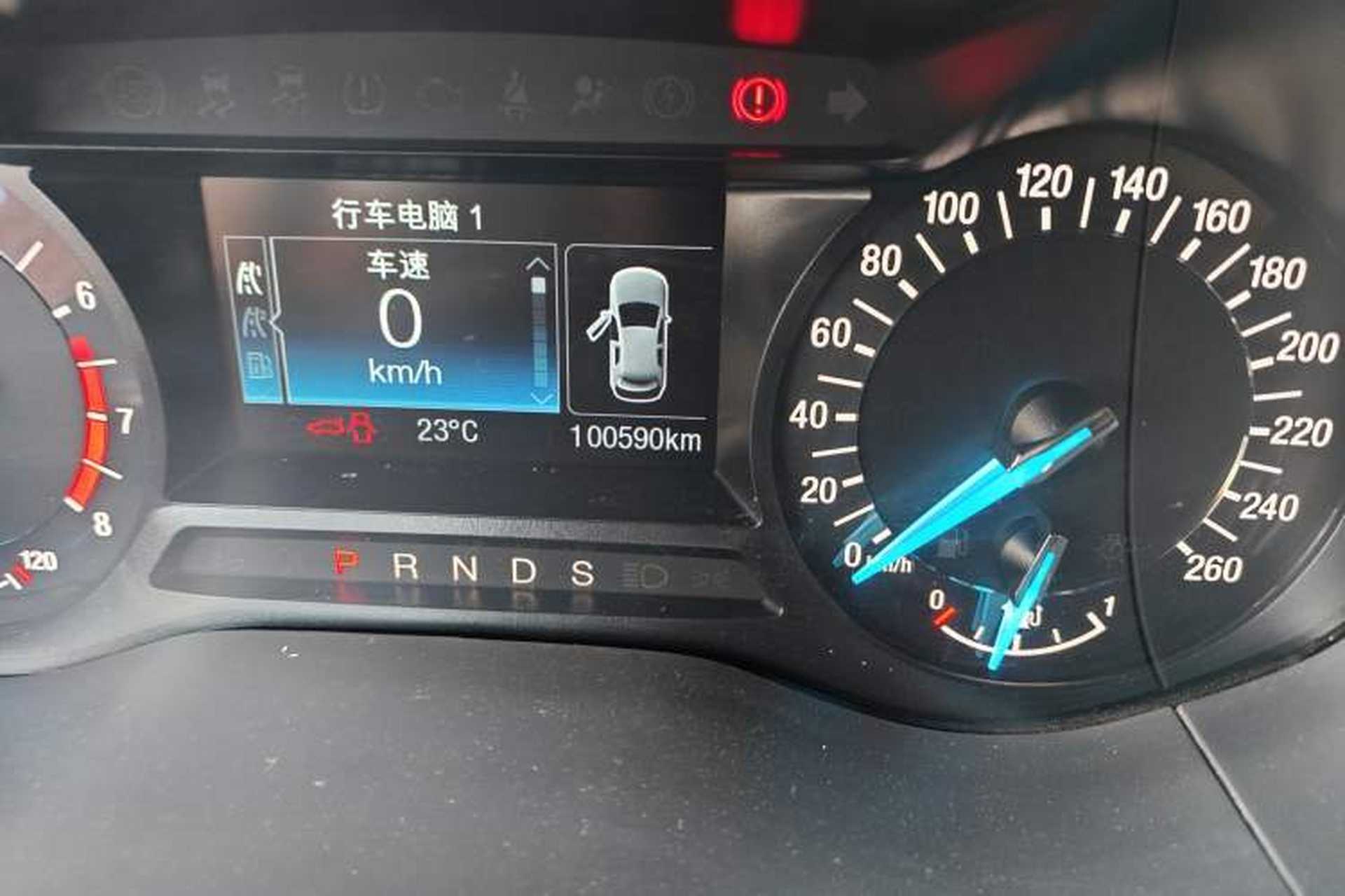 Used Ford Mondeo 2017 EcoBoost 180 Stylish Model Odometer Close Up
