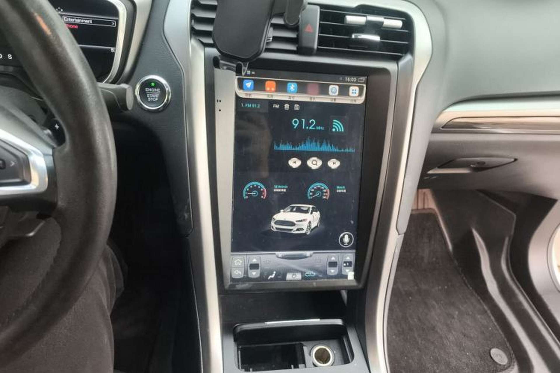 Used Ford Mondeo 2017 Facelifted EcoBoost 200 Luxury Version Audio And AC Panel