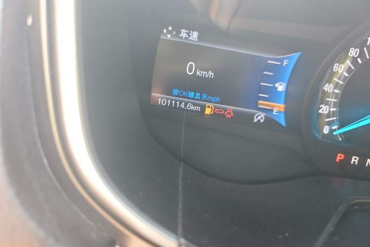 Used Ford Mondeo 2017 EcoBoost 180 Luxury Model Odometer Close Up