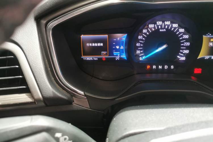 Used Ford Mondeo 2017 EcoBoost 180 Luxury Model Odometer Close Up
