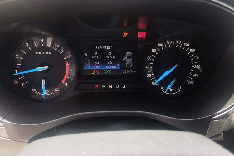 Used Ford Mondeo 2017 EcoBoost 180 Stylish Model Odometer Close Up