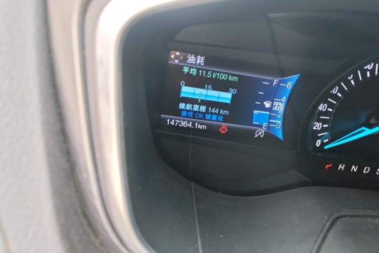 Used Ford Mondeo 2017 EcoBoost 180 Luxury Model Odometer Close Up