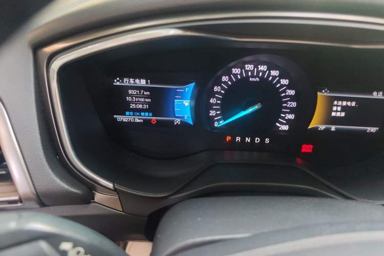 Used Ford Mondeo 2017 EcoBoost 180 Luxury Model Odometer Close Up