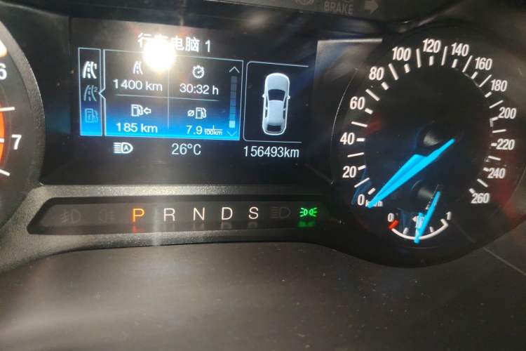 Used Ford Mondeo 2017 EcoBoost 180 Stylish Model Odometer Close Up