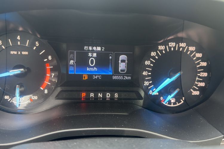 Used Ford Mondeo 2017 EcoBoost 180 Stylish Model Odometer Close Up