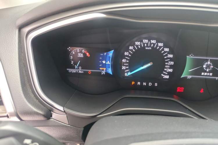 Used Ford Mondeo 2017 EcoBoost 180 Luxury Model Odometer Close Up