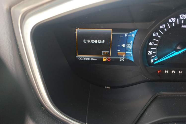 Used Ford Mondeo 2017 EcoBoost 200 Luxury Model Odometer Close Up
