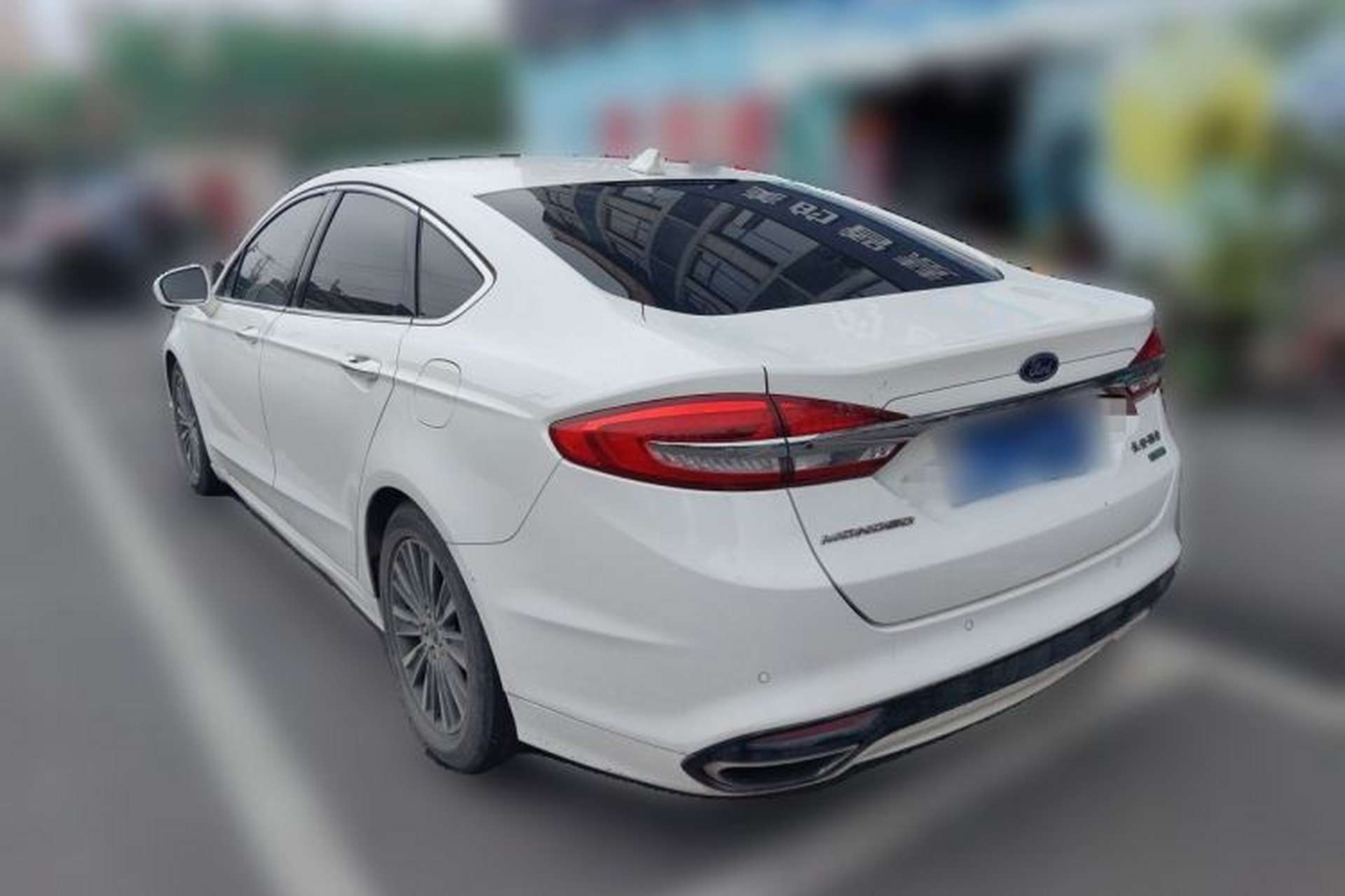 Used Ford Mondeo 2017 EcoBoost 180 Luxury Model Rear Left 45 Deg