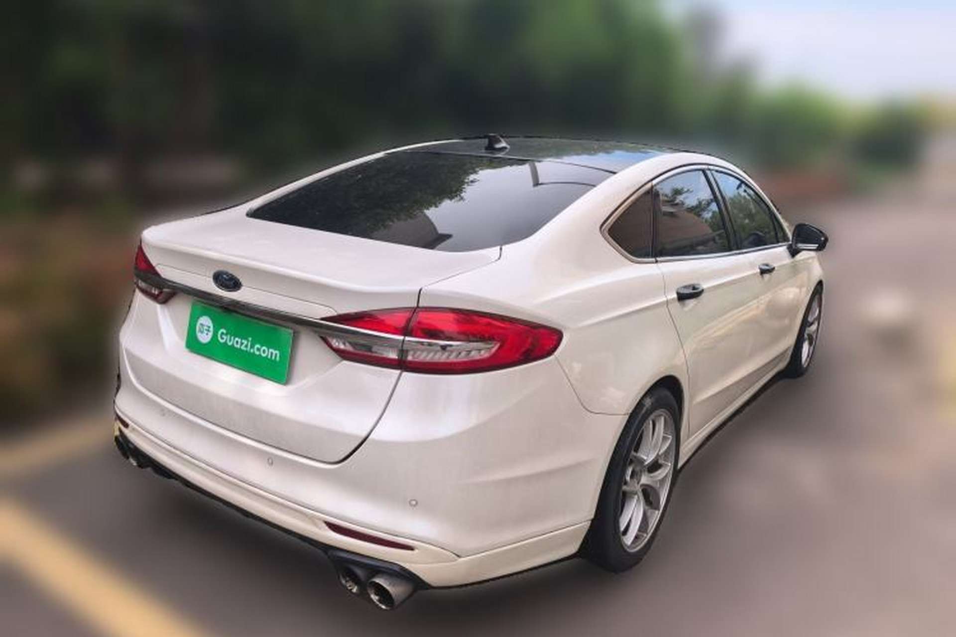 Used Ford Mondeo 2017 EcoBoost 245 Ultimate Model Rear Right 45 Deg