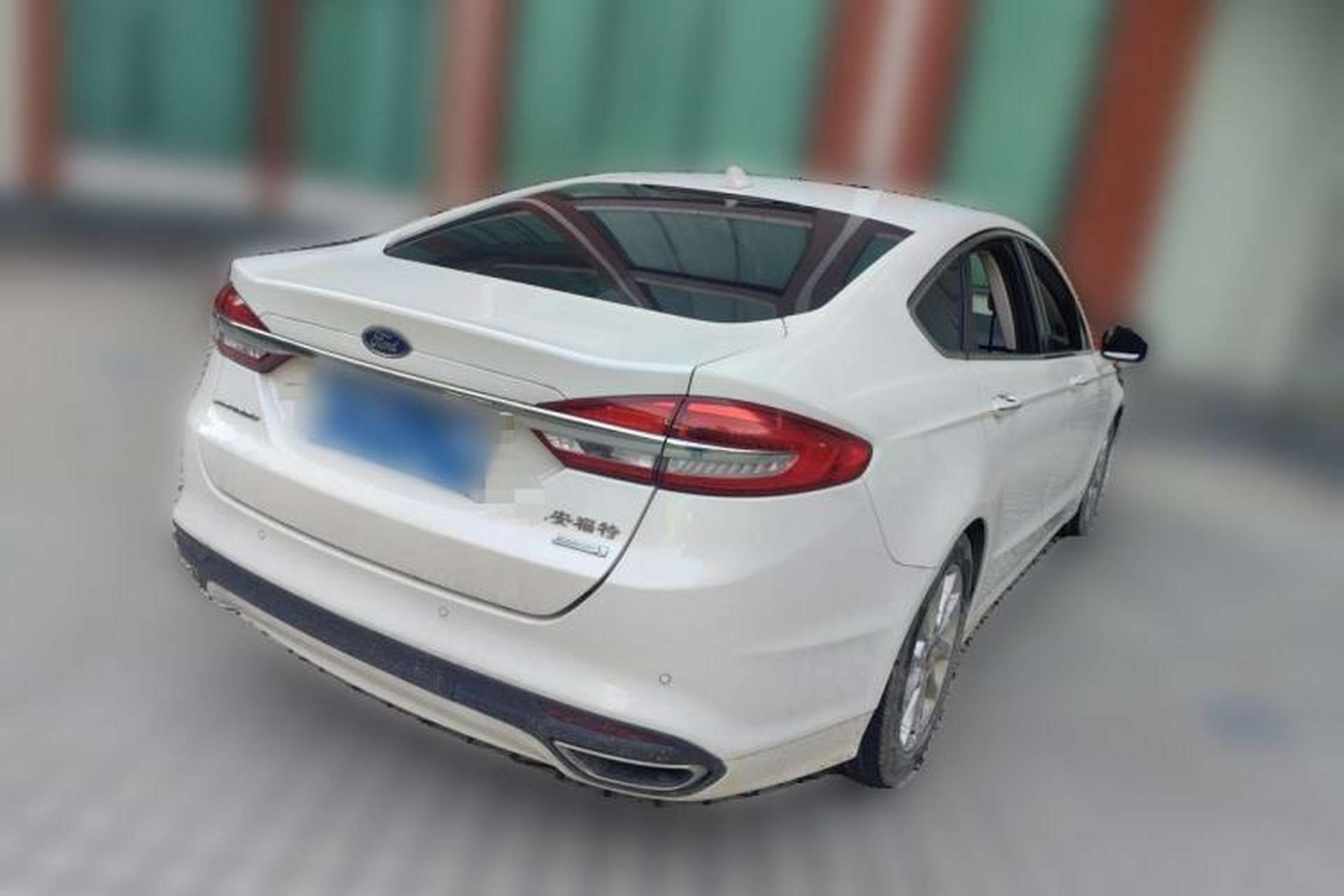 Used Ford Mondeo 2017 EcoBoost 180 Stylish Model Rear Right 45 Deg
