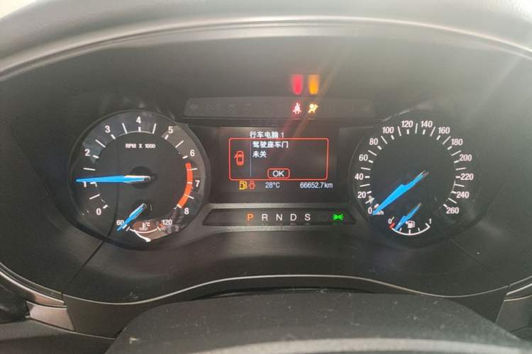 Used Ford Mondeo 2018 EcoBoost 180 Smart Control Fashion Model China VI Standard Instrument Cluster