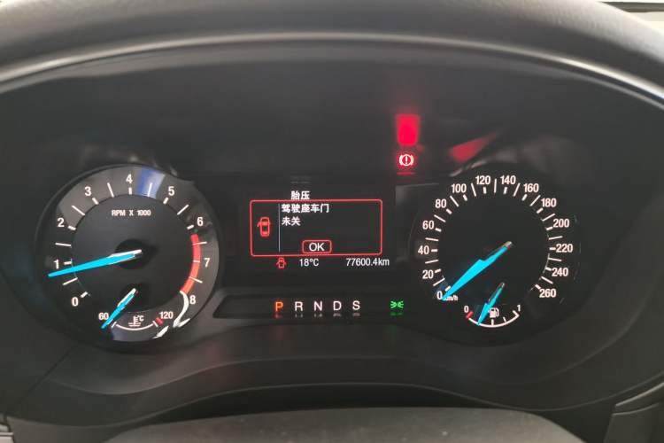 Used Ford Mondeo 2018 EcoBoost 180 Smart Control Fashion Model China VI Standard Instrument Cluster