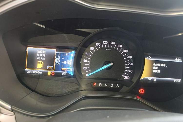Used Ford Mondeo 2018 EcoBoost 200 Smart Control Luxury Model China VI Standard Instrument Cluster