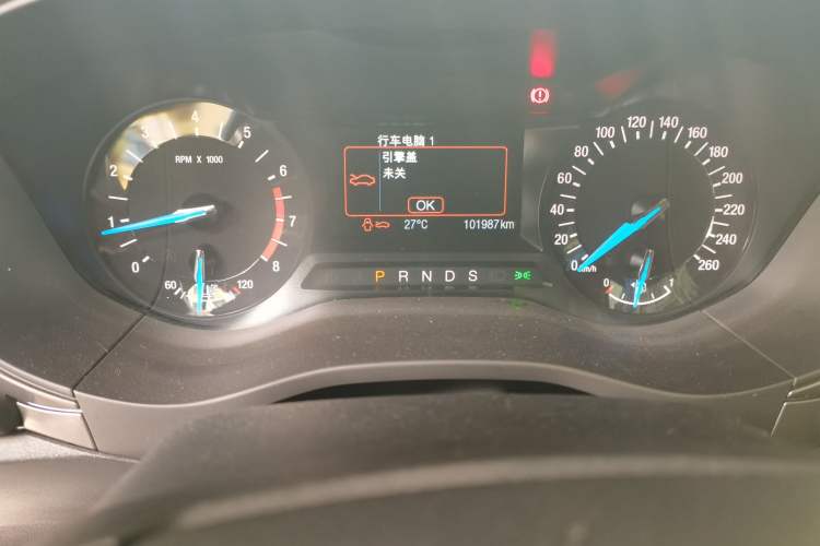 Used Ford Mondeo 2018 EcoBoost 180 Smart Control Fashion Model China VI Standard Odometer Close Up
