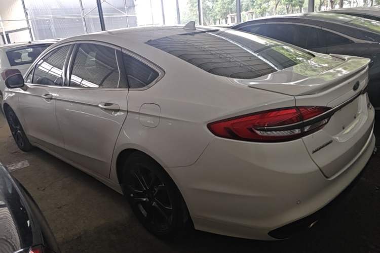 Used Ford Mondeo 2018 EcoBoost 180 Cognac Special Edition Rear Left 45 Deg