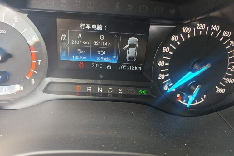 Used Ford Mondeo 2020 EcoBoost 200 Stylish Model Odometer Close Up