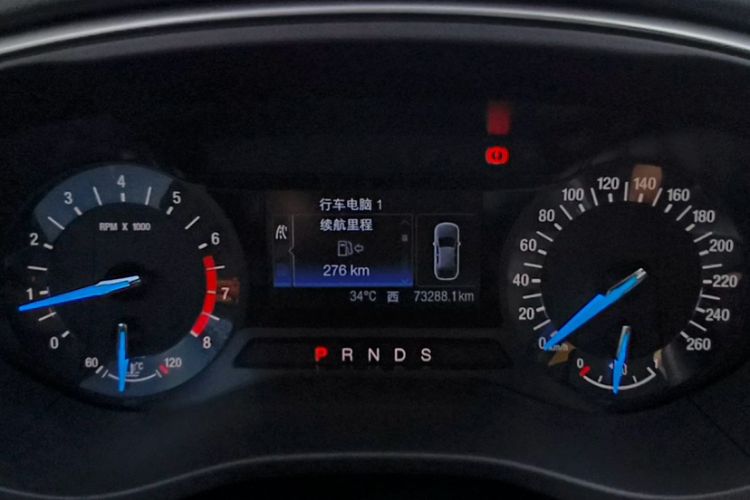 Used Ford Mondeo 2020 EcoBoost 180 Stylish Model Odometer Close Up