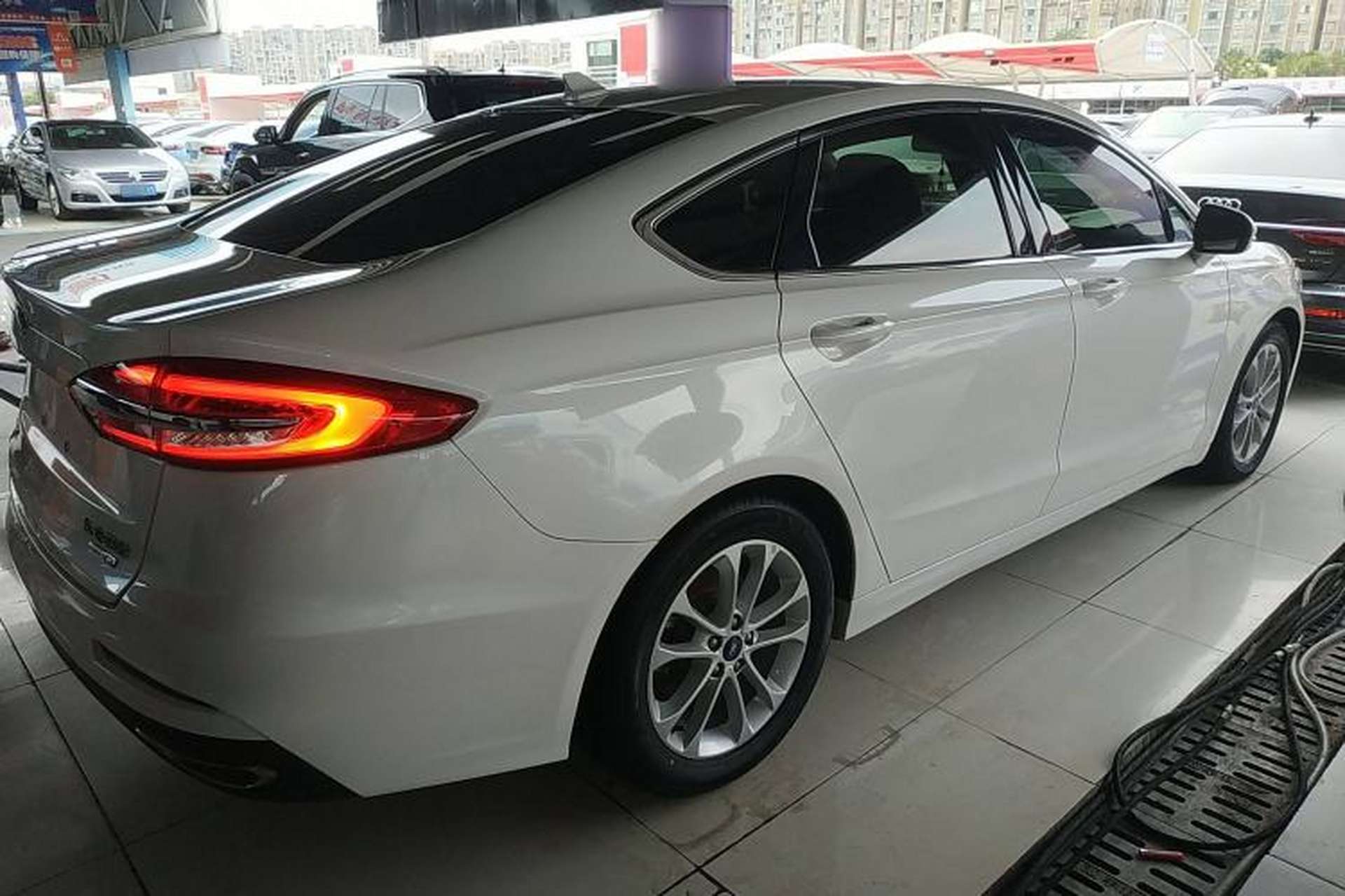 Used Ford Mondeo 2020 EcoBoost 180 Stylish Model Rear Right 45 Deg