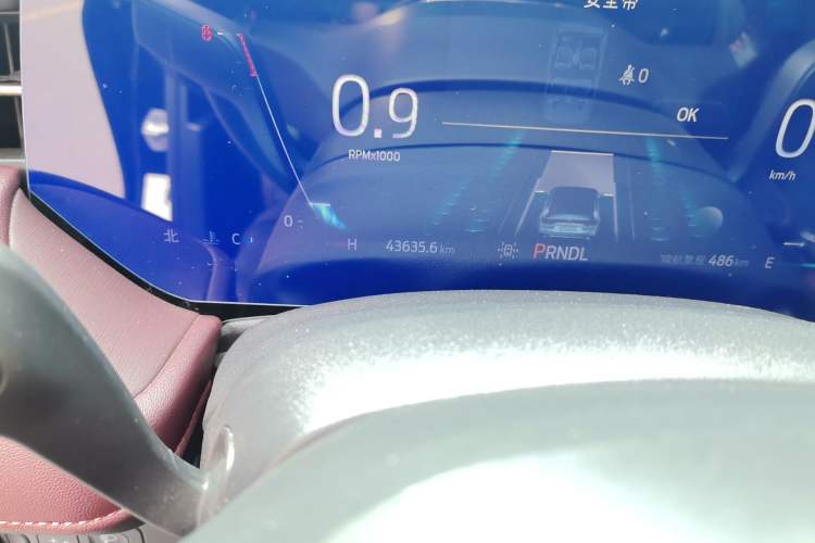 Used Ford Mondeo 2022 Facelifted EcoBoost 245 Ultimate Edition Odometer Close Up