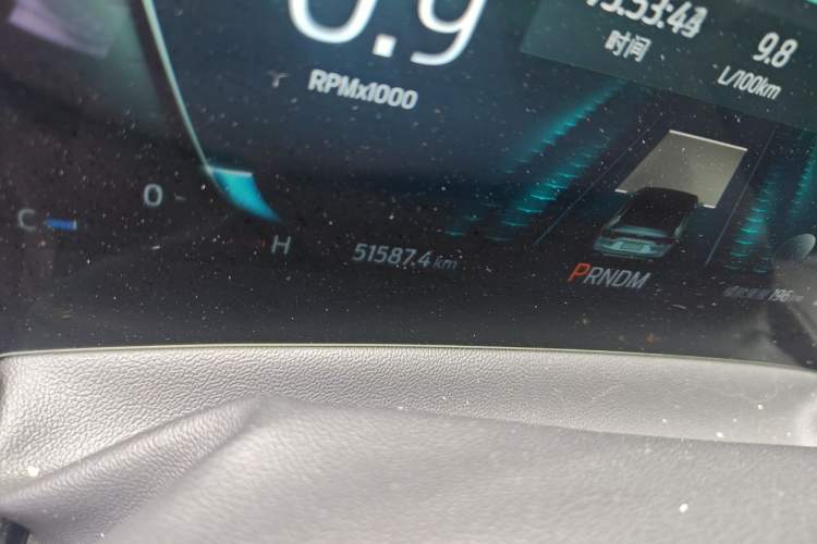 Used Ford Mondeo 2022 Facelift EcoBoost 245 ST-Line Odometer Close Up