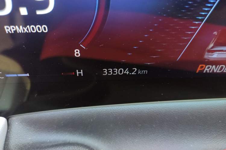 Used Ford Mondeo 2022 EcoBoost 245 Luxury Model Odometer Close Up