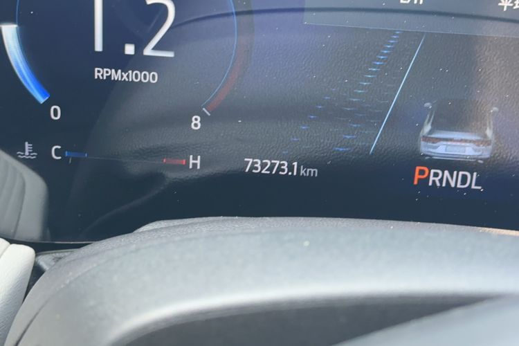 Used Ford Mondeo 2022 Restyled EcoBoost 245 Luxury Version Odometer Close Up