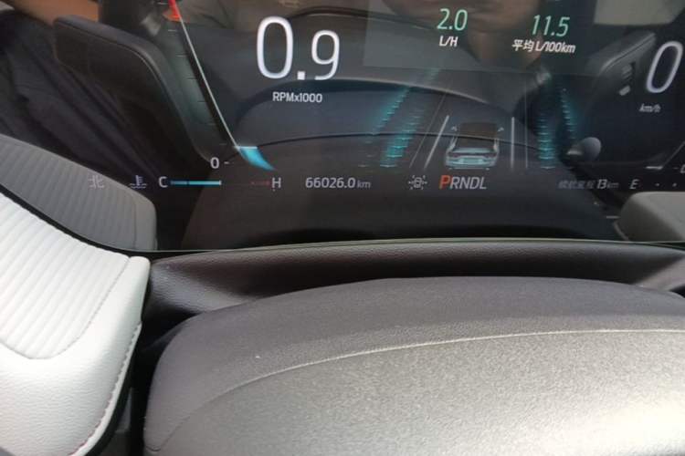 Used Ford Mondeo 2022 EcoBoost 245 Luxury Model Odometer Close Up