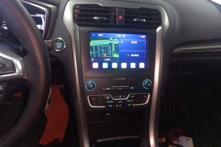 Used Ford Mondeo New Energy 2018 2.0 PHEV Smart-Controlled Fashion Edition China VI Standard Audio And AC Panel