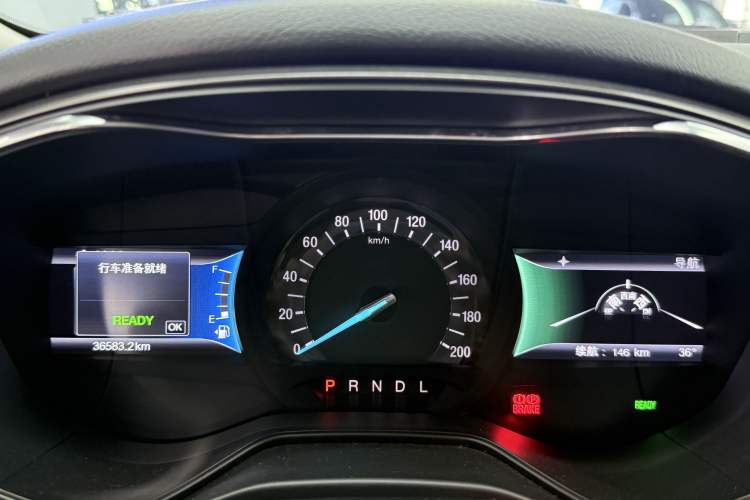Used Ford Mondeo New Energy 2018 2.0 PHEV Smart-Controlled Fashion Edition China VI Standard Odometer Close Up