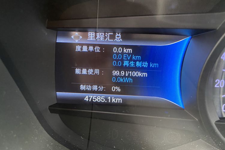 Used Ford Mondeo New Energy 2018 2.0 PHEV Smart-Controlled Fashion Edition China V Standard Odometer Close Up