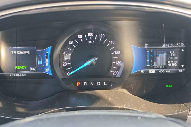 Used Ford Mondeo New Energy 2018 2.0 PHEV Smart-Controlled Fashion Edition China VI Standard Odometer Close Up
