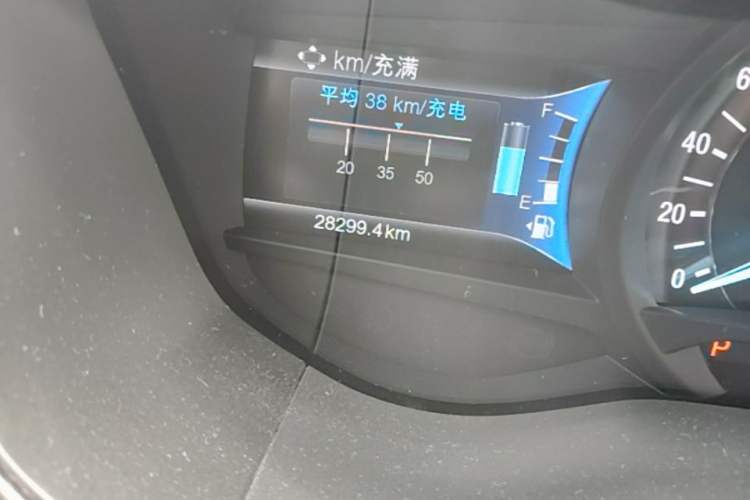 Used Ford Mondeo New Energy 2018 2.0 PHEV ZhiShang Trim Odometer Close Up