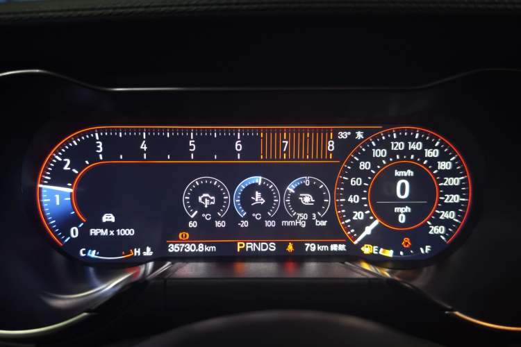 Used Ford Mustang 2019 2.3L EcoBoost Odometer Close Up