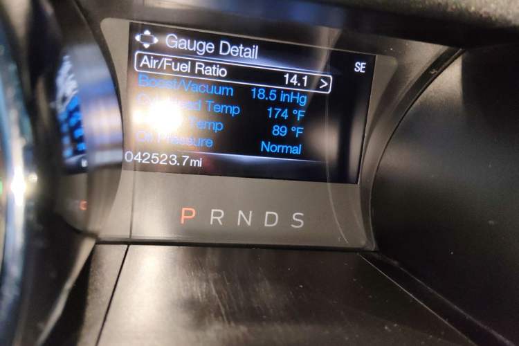 Used Ford Mustang  Odometer Close Up