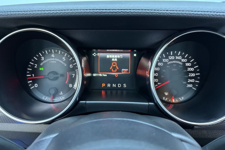 Used Ford Mustang 2019 2.3T Automatic Hardtop Base Version U.S. Specification Odometer Close Up
