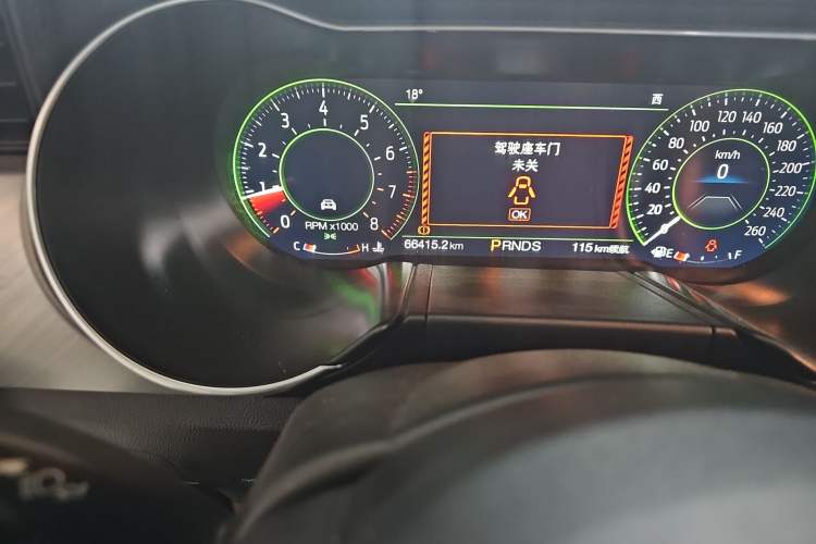 Used Ford Mustang 2019 2.3L EcoBoost Odometer Close Up