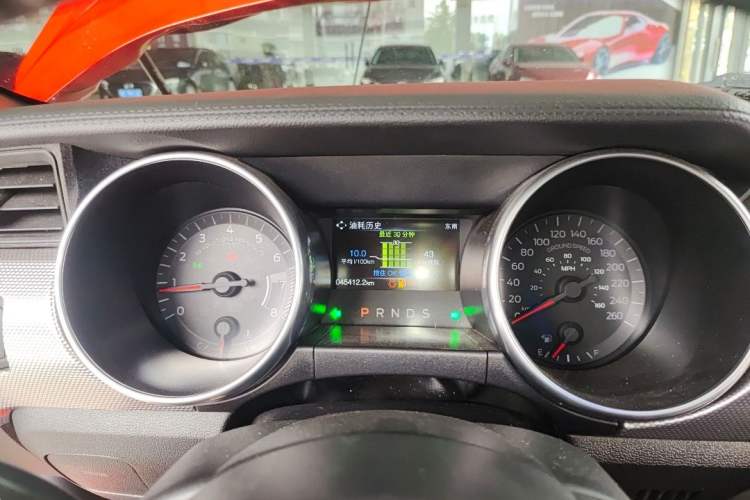 Used Ford Mustang 2019 2.3T Automatic Hardtop Base Version U.S. Specification Odometer Close Up