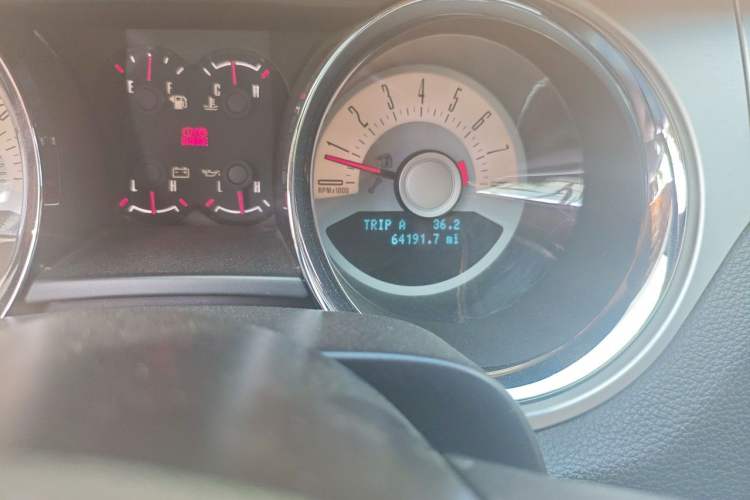 Used Ford Mustang  Odometer Close Up