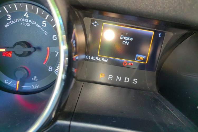 Used Ford Mustang  Odometer Close Up