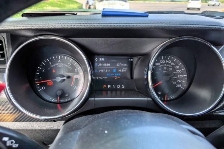 Used Ford Mustang  Odometer Close Up
