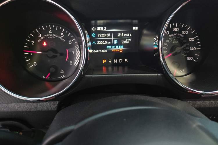 Used Ford Mustang 2015 2.3T Performance Edition Odometer Close Up