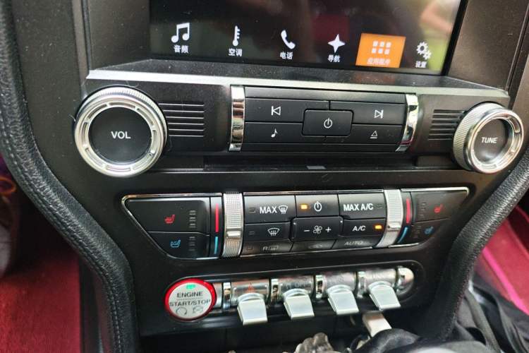 Used Ford Mustang 2015 5.0L GT Performance Edition Audio And AC Panel