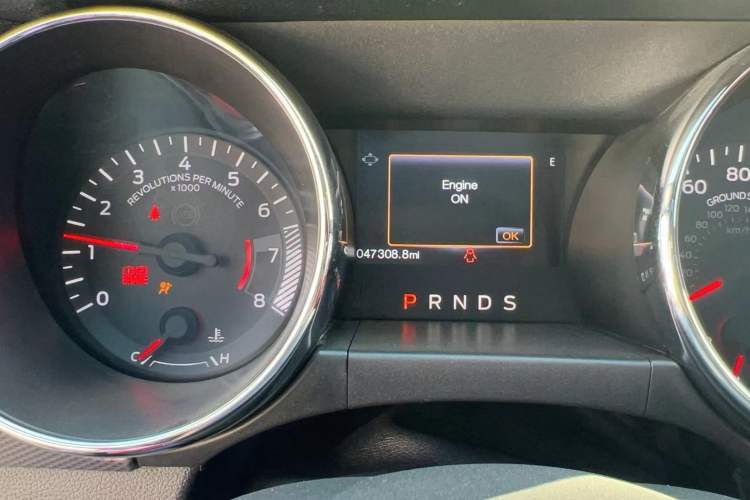 Used Ford Mustang 2015 2.3T Performance Edition Odometer Close Up