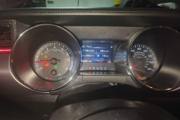 Used Ford Mustang 2015 2.3T Performance Edition Odometer Close Up