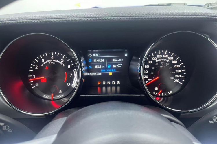 Used Ford Mustang 2015 2.3T Performance Edition Odometer Close Up