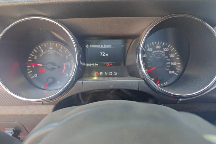 Used Ford Mustang  Odometer Close Up