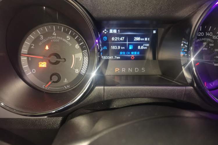 Used Ford Mustang 2015 2.3T Performance Edition Odometer Close Up