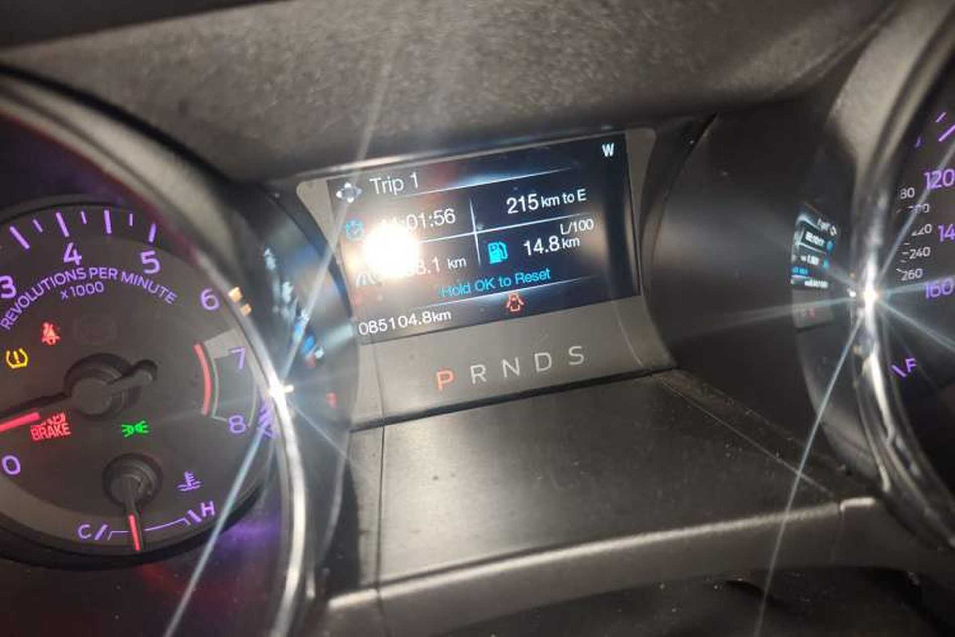 Used Ford Mustang 2015 2.3T Performance Edition Odometer Close Up