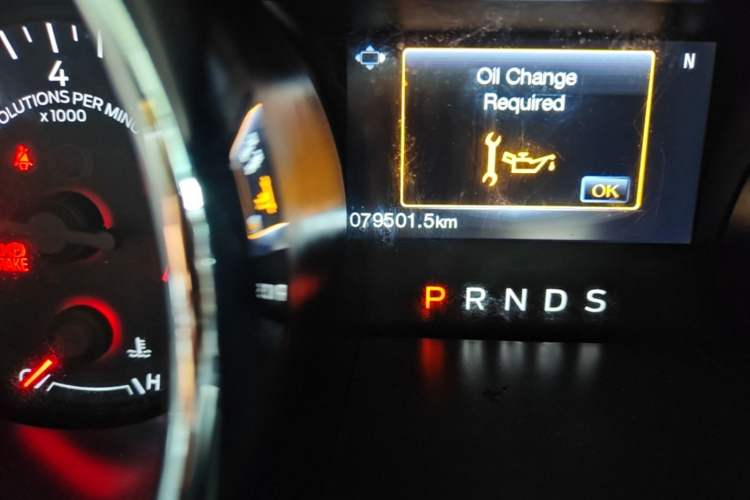 Used Ford Mustang  Odometer Close Up