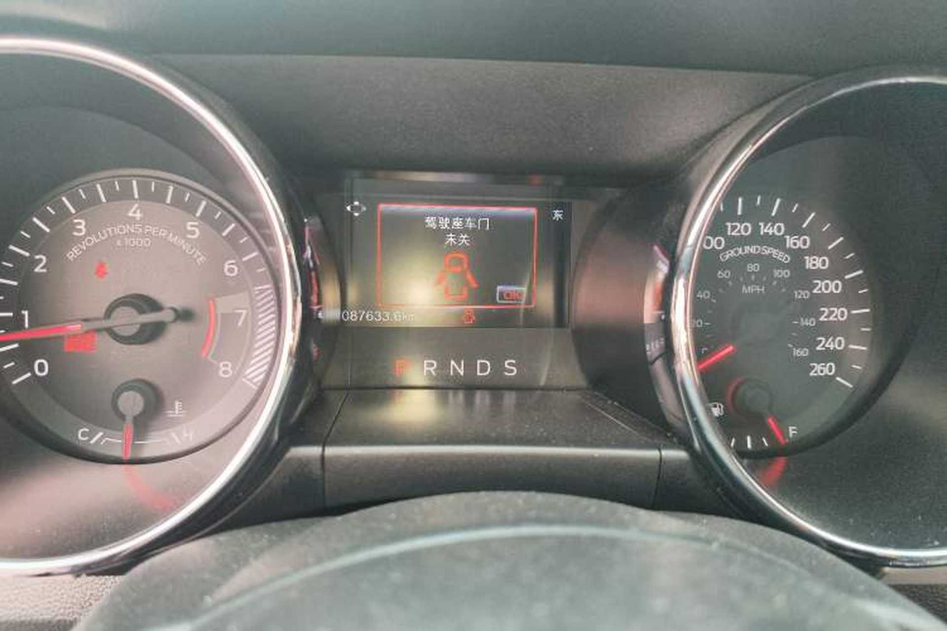 Used Ford Mustang 2016 2.3T Automatic Hardtop P-Version U.S. Specification Odometer Close Up